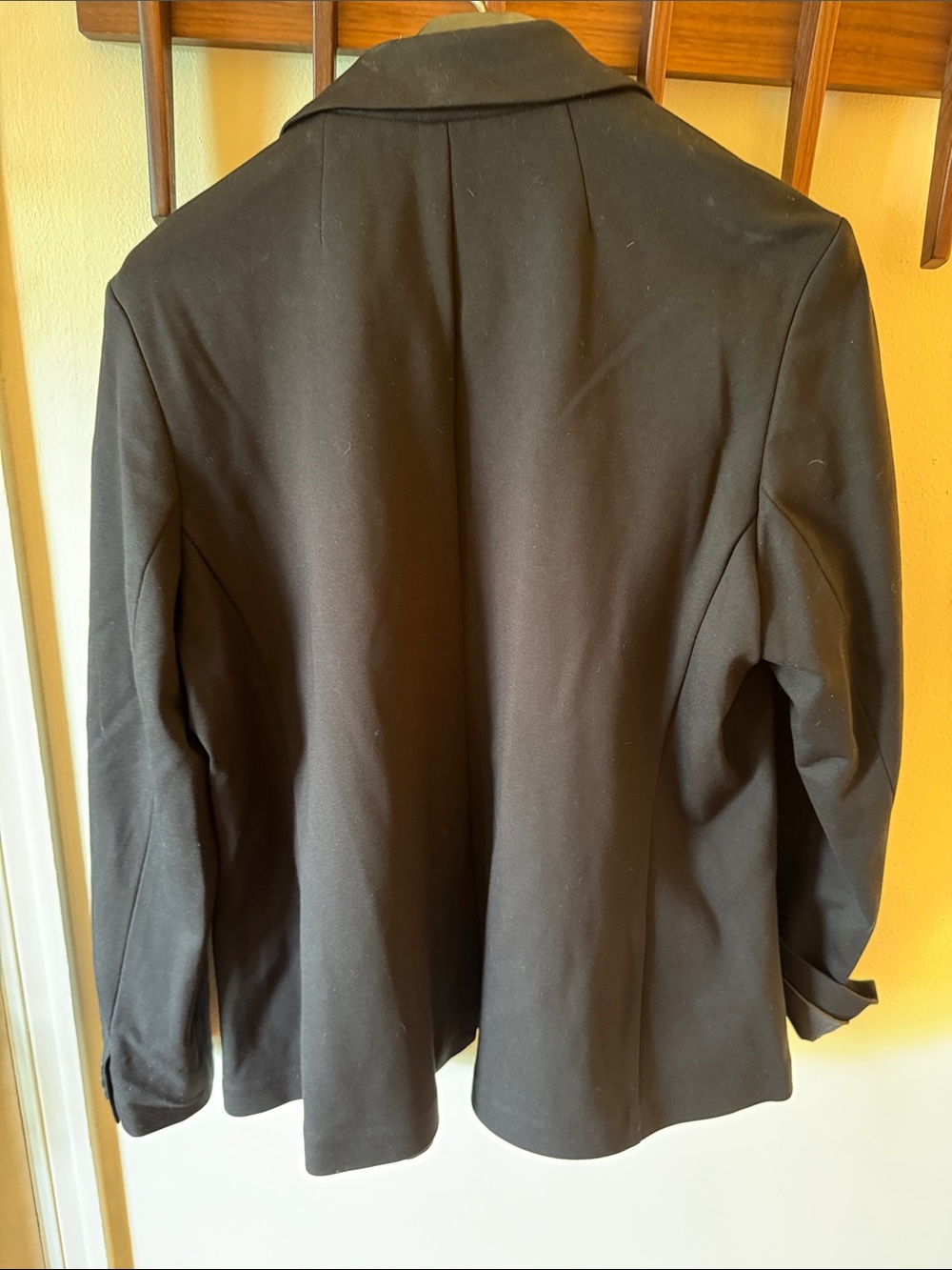 Old Navy Women's Black Single-Button Notch Lapel Stretch Blazer - Picture 7 of 10